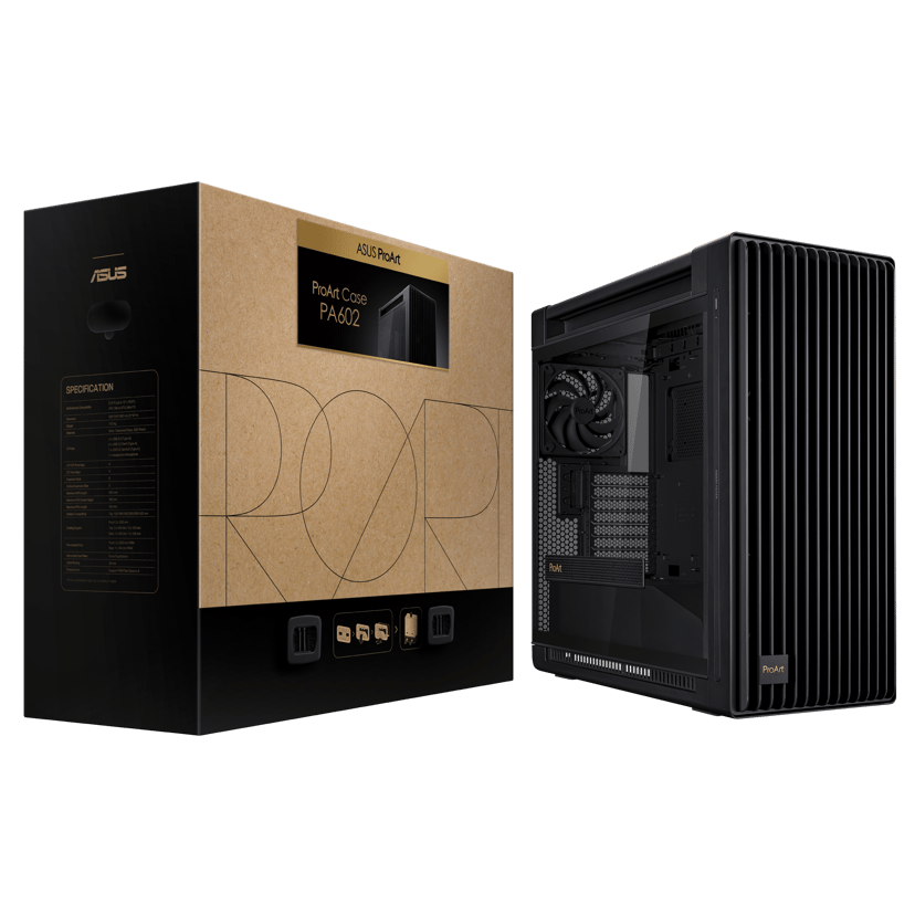 ASUS ProArt PA602 Midi Tower Svart Midi Tower Svart