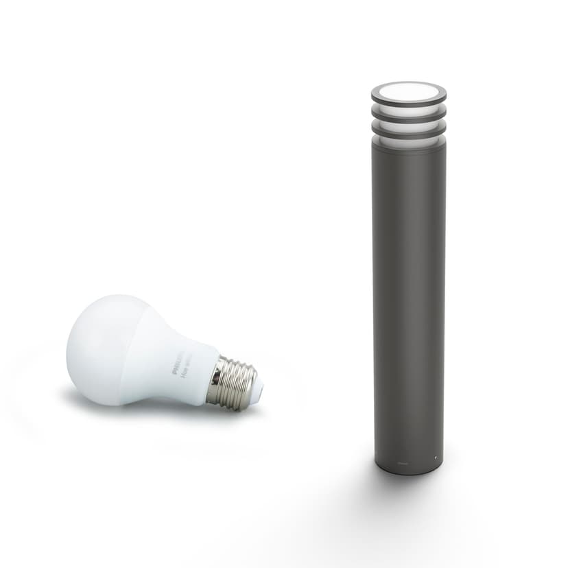 Philips Hue Lucca Utendørsstolpe White Ambiance