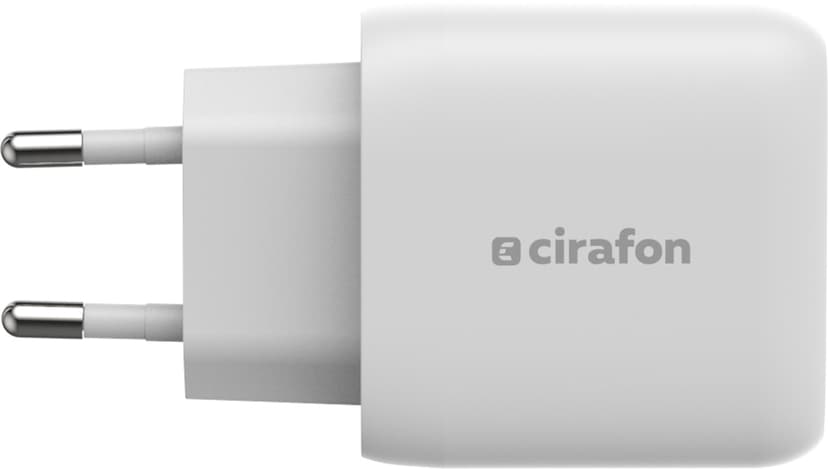 Cirafon Wandoplader 20W PD/QC 3.0 Wit