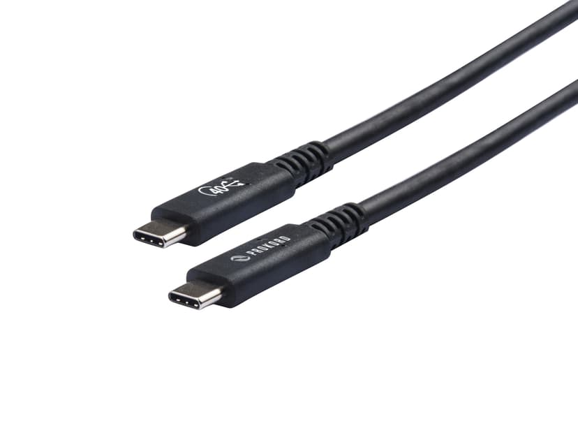 Prokord Cable Usb4 Type C 2.0m Black 40gbps 5a 240w 2m USB-C USB-C Svart