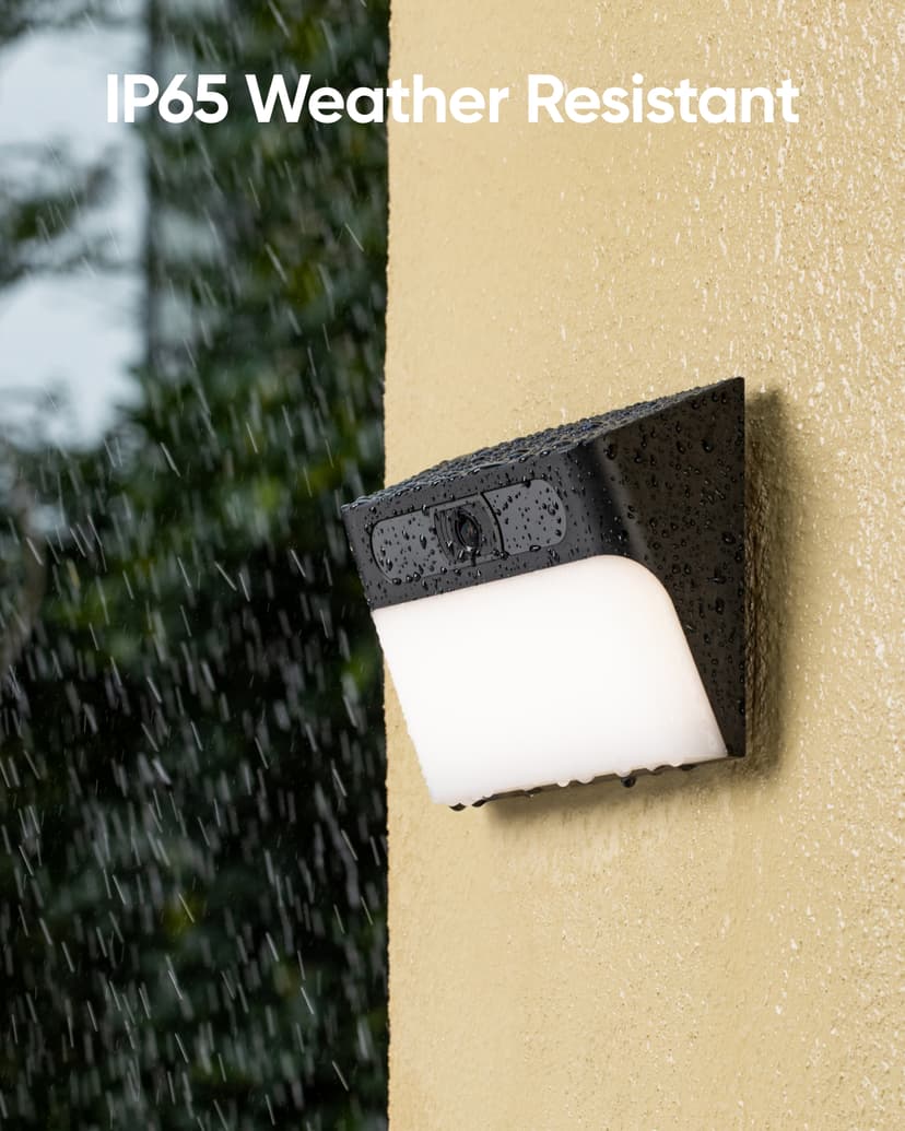 Eufy S120 IP-Beveiligingscamera Zonnepaneel Met Licht Voor Buiten 2K Muur
