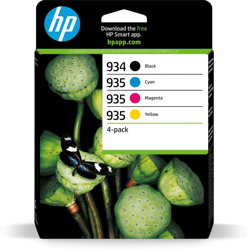HP Blekk Multipakning 934/935 (BK/C/M/Y)