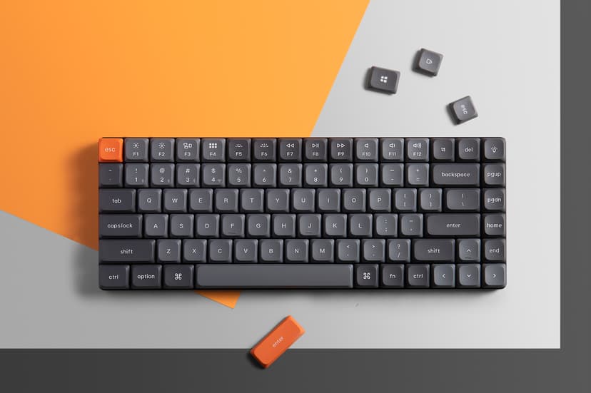 Keychron K3 Max - Gateron Low Profile Brown Trådbunden och trådlös Gateron Low Profile 2.0 Brown Nordisk