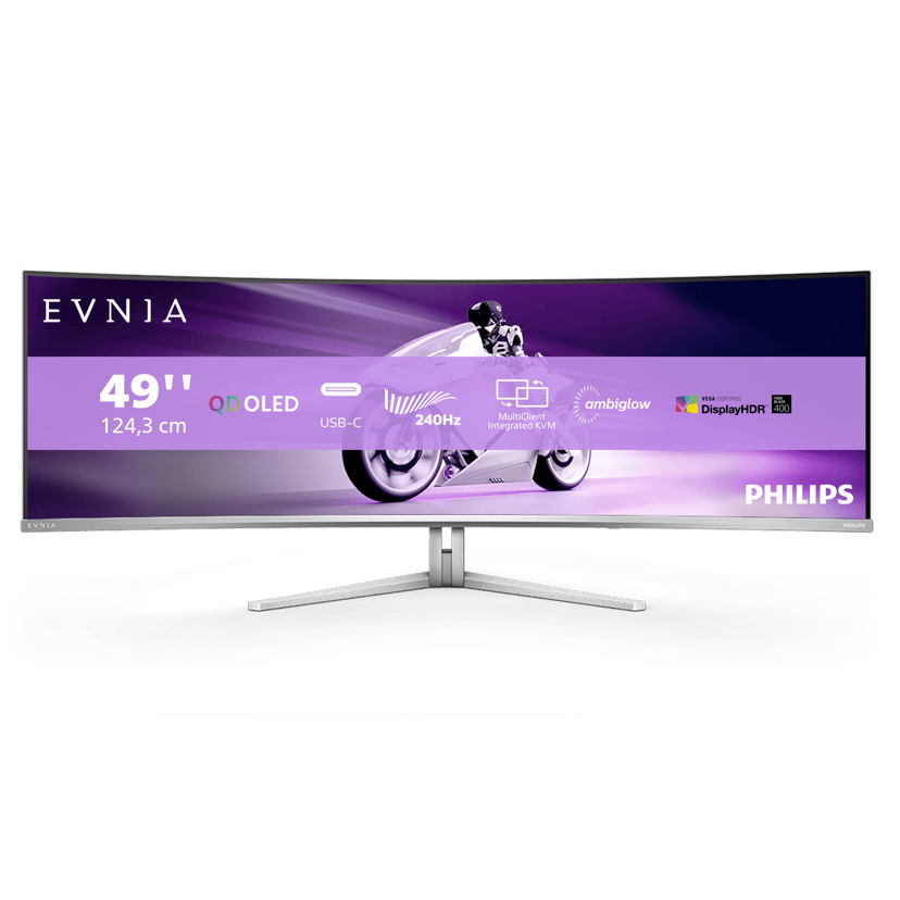 Philips Evnia 8000 49M2C8900 Curved 48.9" 5120 x 1440pixels OLED 32:9 240Hz