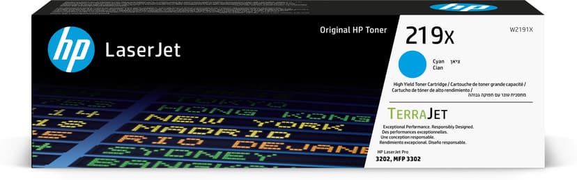 HP Toner Cyan 219X 2.5K - CLJ 3302/3202