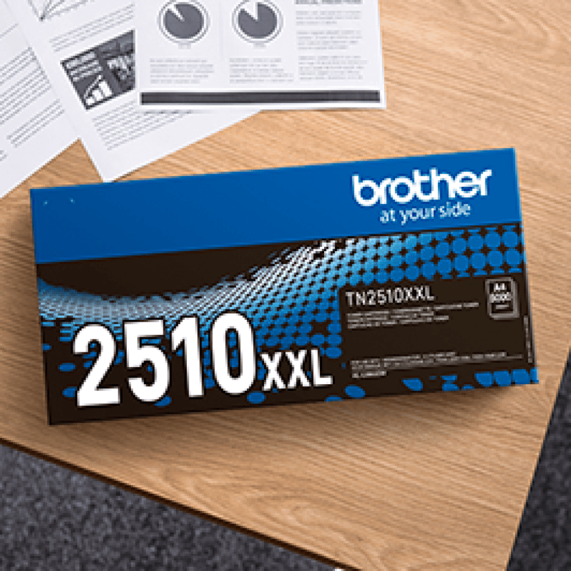 Brother Toner Zwart TN-2510XXL 5K