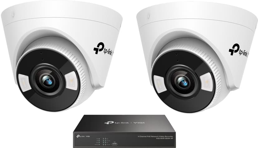 TP-Link Vigi Starter Kit (2x C440 cameras + NVR1004H recorder)