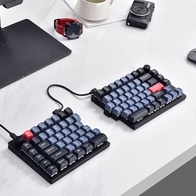 Keychron Q11 Split - Gateron G Pro Red Langallinen Gateron G Pro Red Pohjoismainen