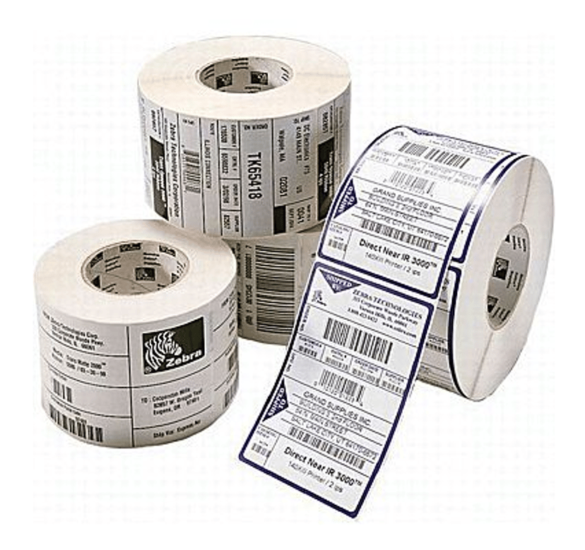 Zebra Etiketter PolyE 3100T 76x25mm 6-Pack