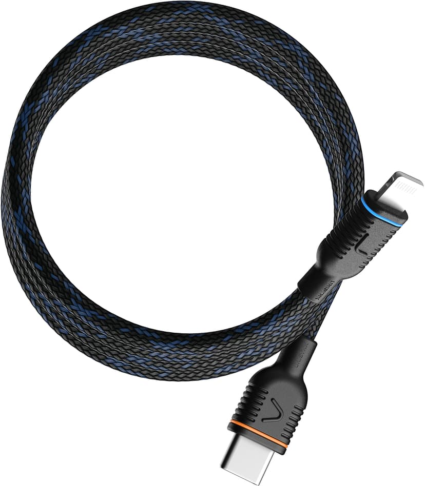 Unisynk MagRoll Magnetic Lightning Cable 2m Svart