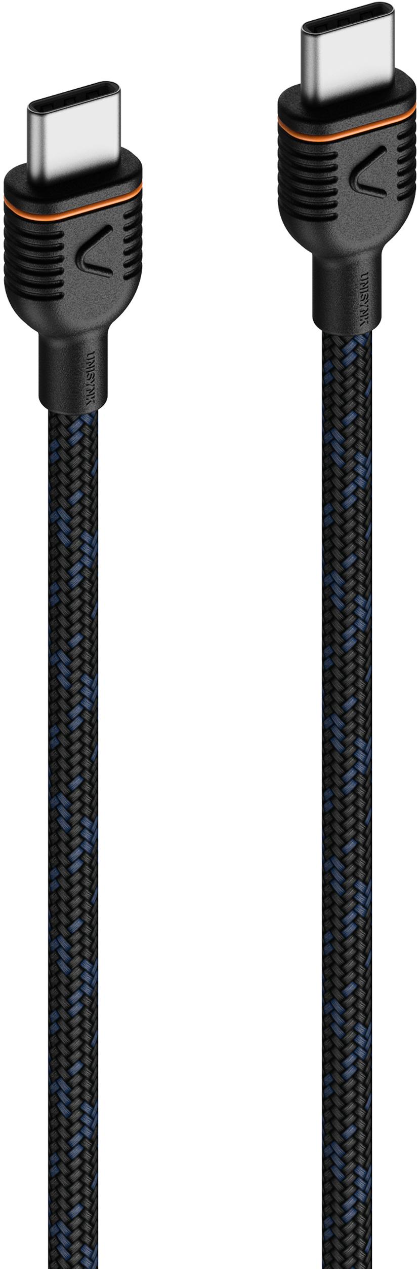Unisynk MagRoll Magnetic USB-C Cable 2m USB-C USB-C Sort
