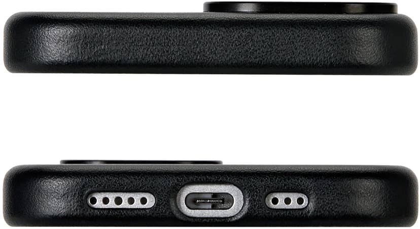 Cirafon Recycled Pu Leather Magsafe iPhone 15 Musta