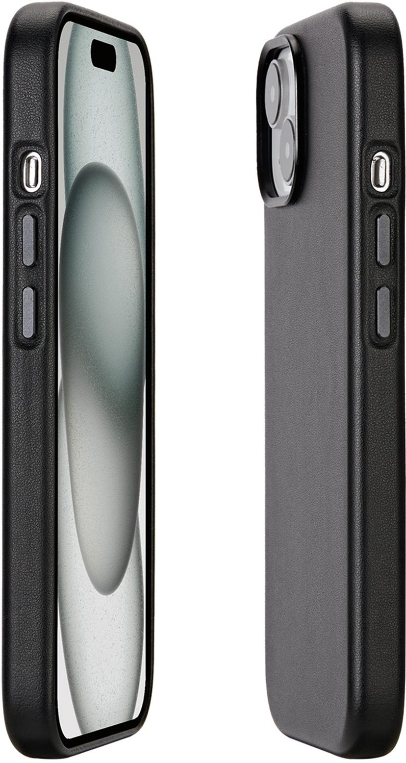 Cirafon Recycled Pu Leather Magsafe iPhone 15 Musta