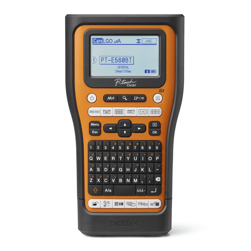 Brother P-Touch PT-E560BTSP + 4 Tejper + Transportväska