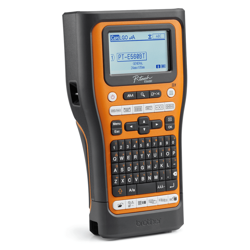 Brother P-Touch PT-E560BTSP + 4 Tejper + Transportväska