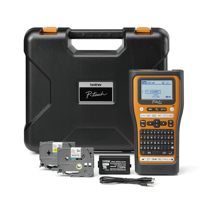 Brother P-Touch PT-E560BTVP + 2 Tape + Draagtas