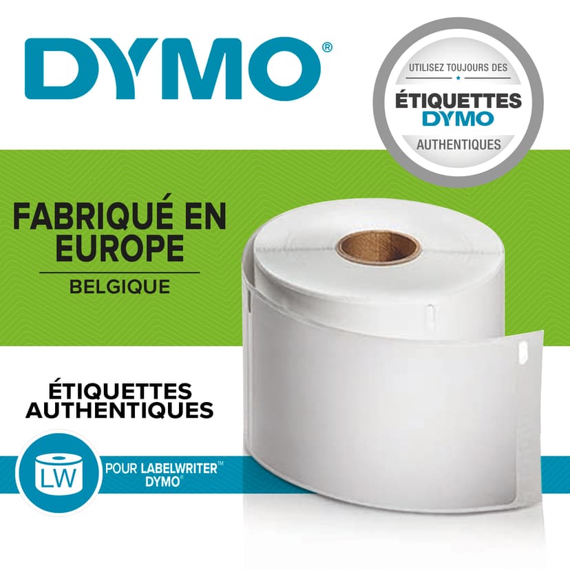 Dymo Etiketten Naam Label 89 x 41mm Verwijderbaar - LabelWriter