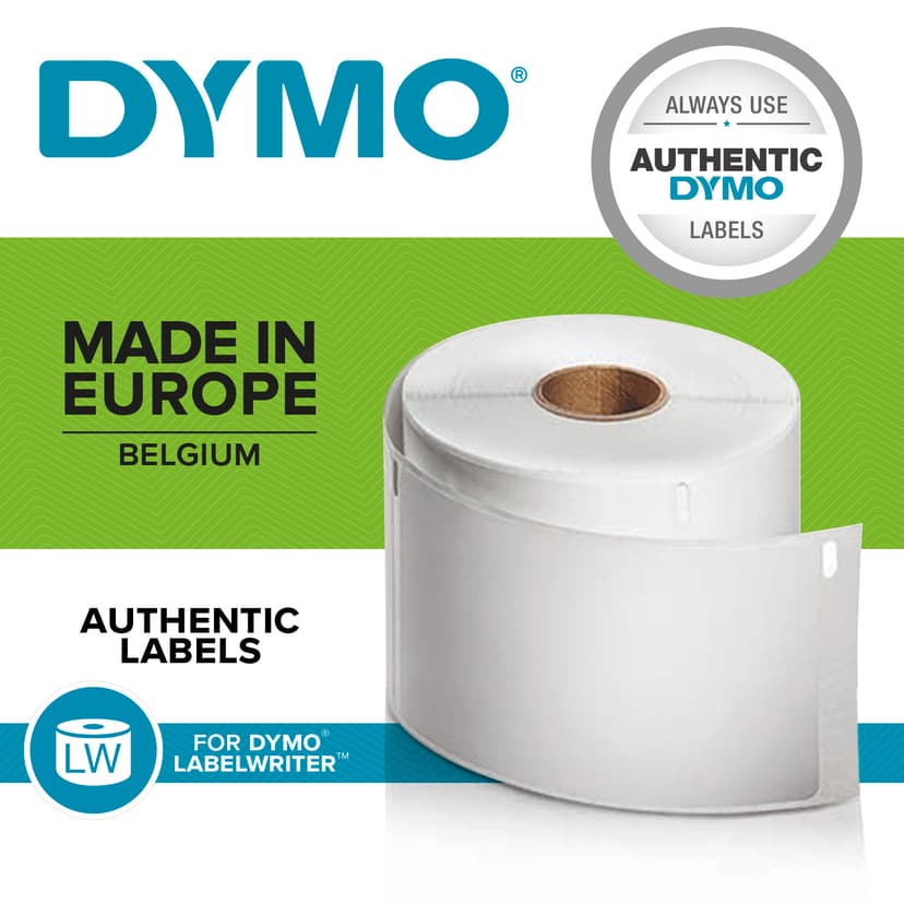 Dymo Etiketten Naam Label 89 x 41mm Verwijderbaar - LabelWriter