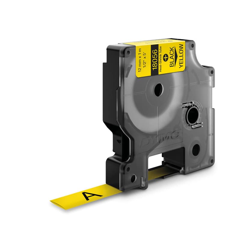 Dymo Tape RhinoPRO Warmtekrimpbuis 12mm Zwart/Geel