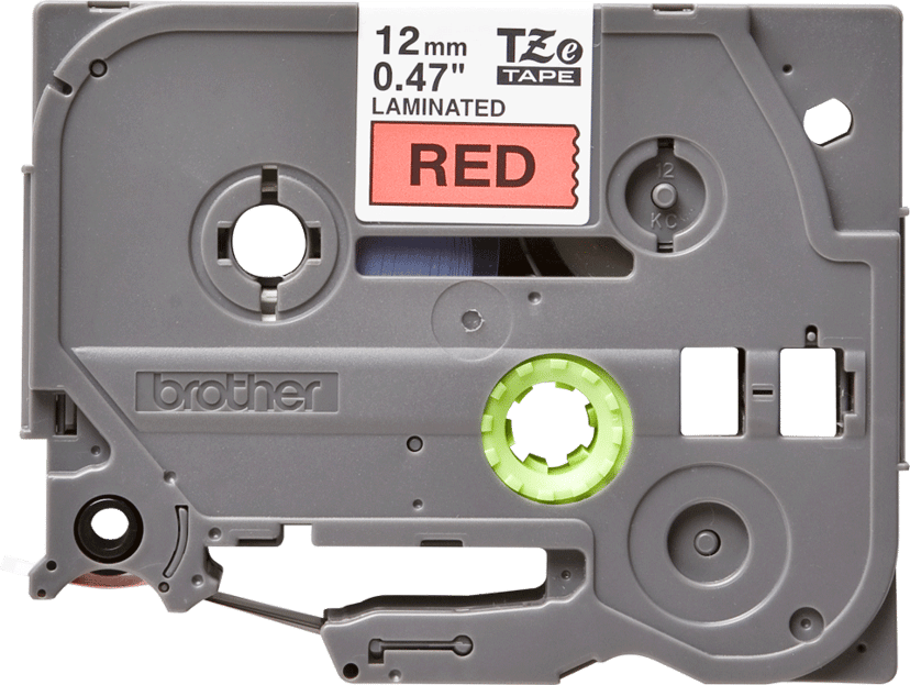 Brother Tape 12mm TZe-431 Sort/Rød
