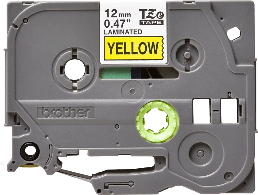 Brother Tape 12mm TZe-631 Musta/Keltainen