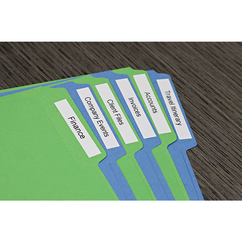 Dymo Tape D1 6mm Musta/Valkoinen