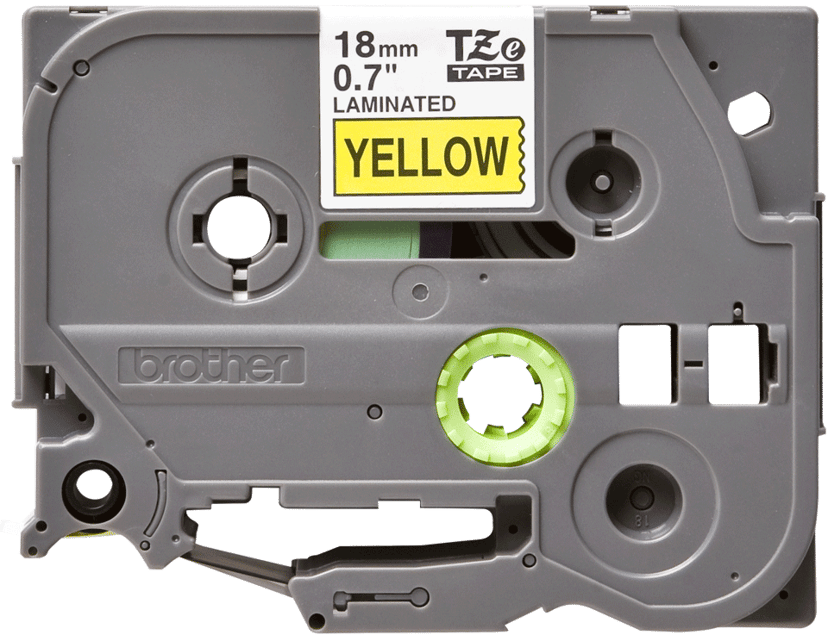 Brother Tape 18mm TZe-641 Svart/Gul
