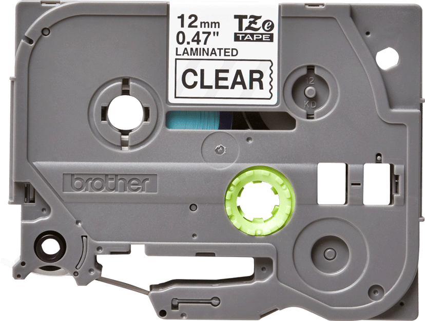 Brother Tape 12mm TZe-131 Zwart/Transparant