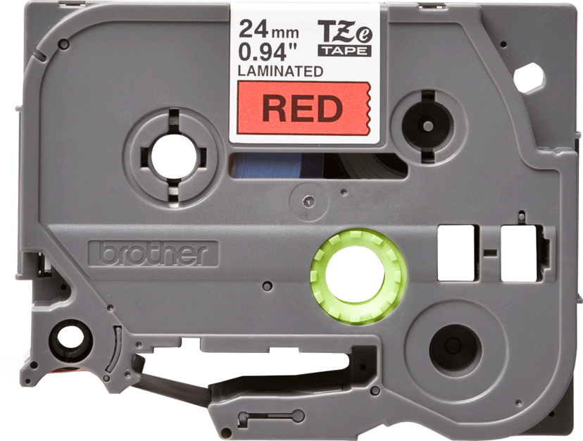 Brother Tape 24mm TZe-451 Svart/Röd