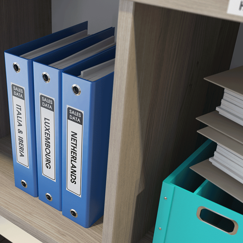 Brother Tape Paperi 29mm x 30.5m Musta/Valkoinen