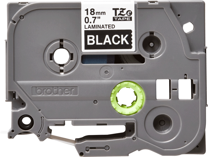 Brother Tape 18mm TZe-345 Hvit/Svart