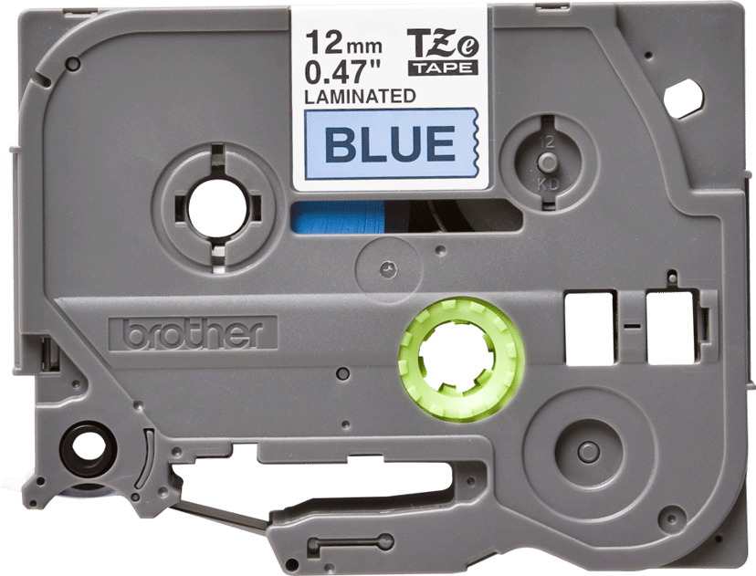 Brother Tape 12mm TZe-531 Zwart/Blauw