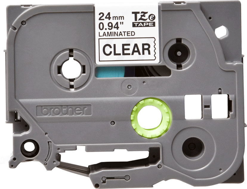 Brother Tape 24mm TZe-151 Svart/Transparent