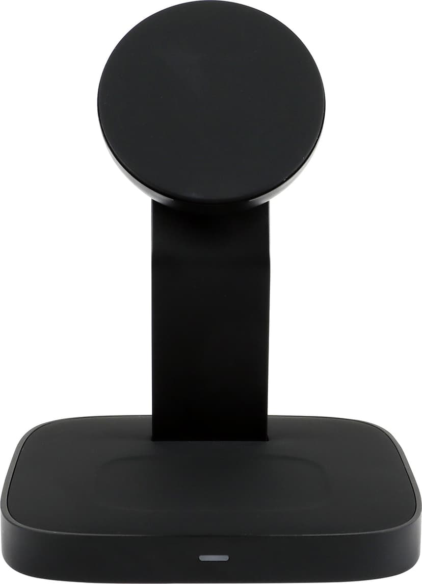 Cirafon Qi2 Trådløs Lader med Stativ – Hurtiglader for iPhone og AirPod Svart