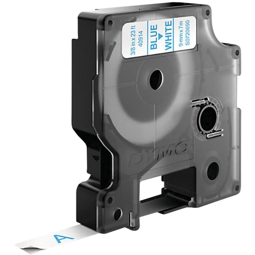 Dymo Tape D1 9mm Blå/Vit