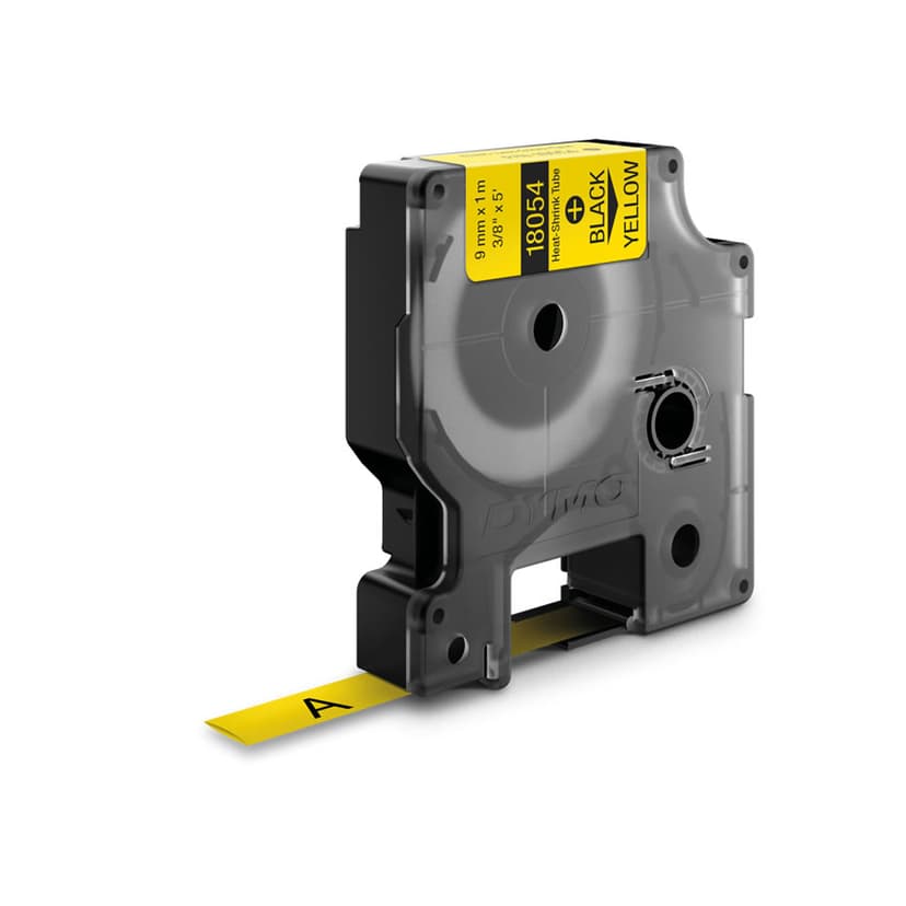 Dymo Tape RhinoPRO Krympslang 9mm Svart/Gul