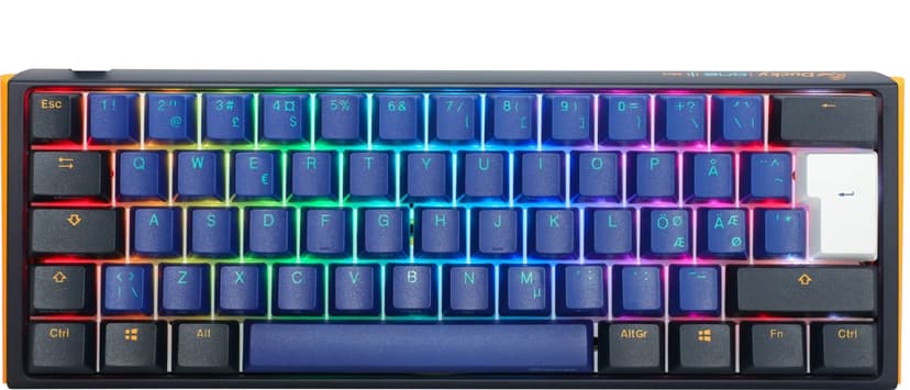 Ducky One 3 Horizon Nordic Mini 60% Cherry Blue Langallinen Cherry MX Blue Pohjoismainen