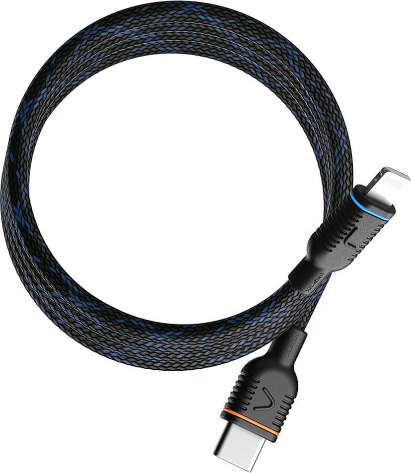 Unisynk MagRoll Magnetic Lightning Cable 1m Musta