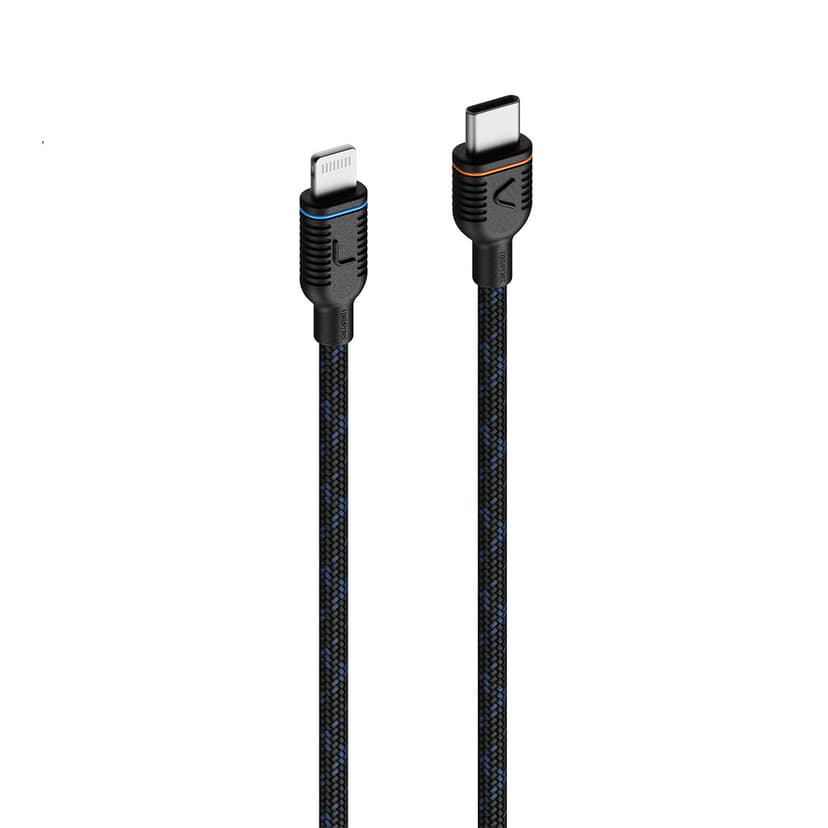 Unisynk MagRoll Magnetic Lightning Cable 1m Musta