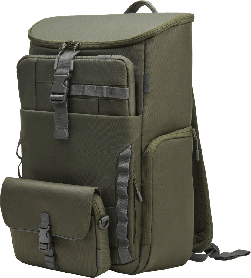 HP Modular Laptop Backpack 15.6" 15.6" Polyester Grå, Grønn