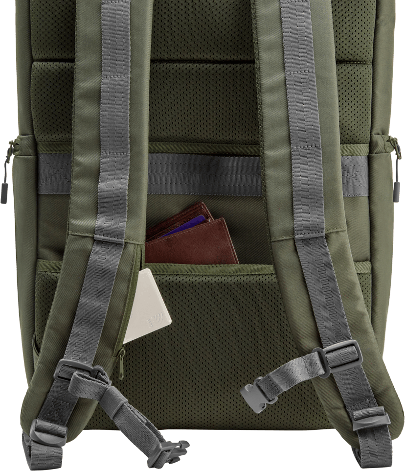 HP 15,6” kannettavan modulaarinen reppu 15.6" Polyesteri Harmaa, Vihreä