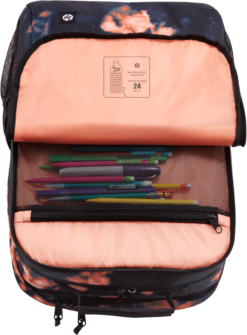 HP Campus XL Tie Dye -reppu 16.1" Musta