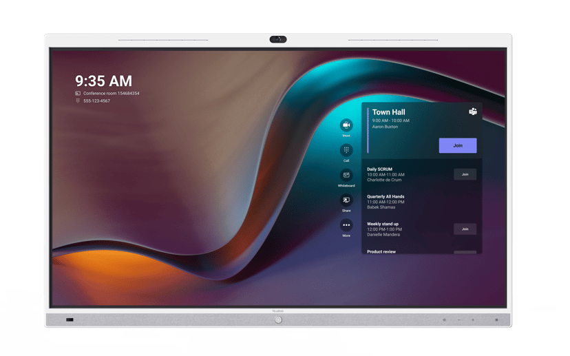 Yealink MeetingBoard 65"/MB65-A001 Vit 65" 3840 x 2160pixels
