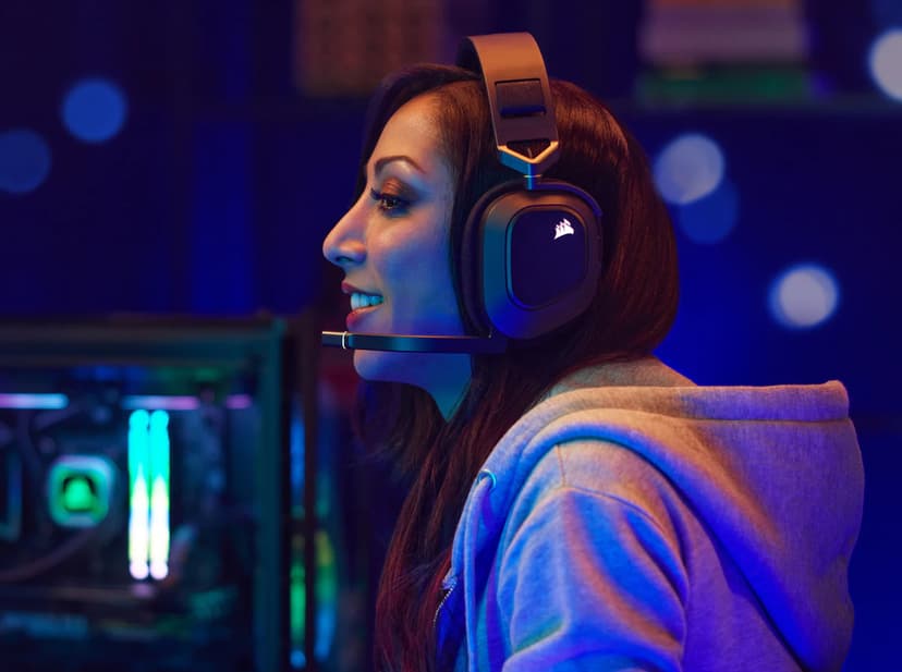 Corsair HS80 RGB Wireless Headset Musta
