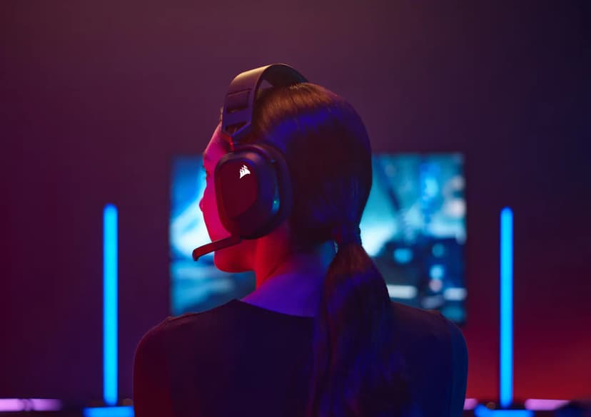 Corsair HS80 RGB Wireless Headset Svart