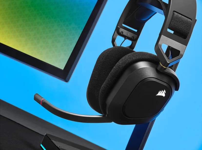 Corsair HS80 RGB Wireless Headset Musta