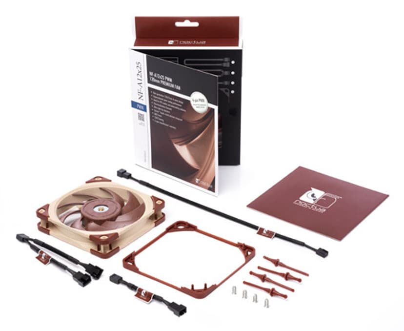 Noctua NF-A12X25 5V PWM Premium Ventilator Beige, Rød