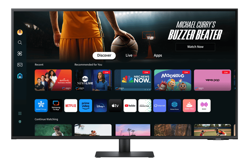 Samsung Smart Monitor M7 M70D 43" 3840 x 2160pixels VA 16:9 60Hz
