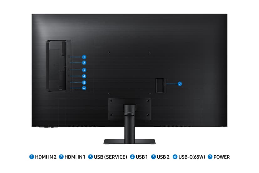 Samsung Smart Monitor M7 M70D 43" 3840 x 2160pixels VA 16:9 60Hz