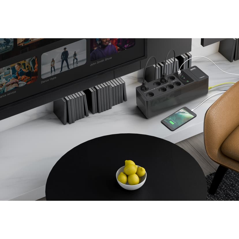 APC BE1050G2-GR strömskydd (UPS) Vänteläge (offline) 1,05 kVA 600 W